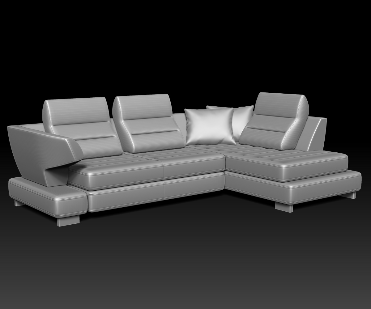 Product Visualization. 3D modeling of furniture.